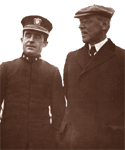 Admiral Grayson and President Woodrow Wilson.
